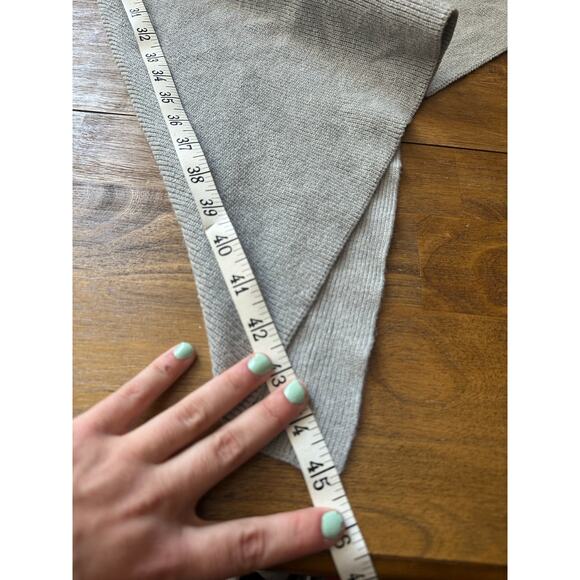 SPANNER Oatmeal Hi-Low Asymmetrical Sweater Dress - Small - Picture 5 of 15